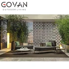 High Quality Modern Luxury Design Outdoor Furniture brushed aluminum tight rope woven lounger outdoor garden lounge chair