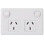 Usb Power Point Double USB 10A SAA Australian Horizontal Power Point