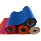 Eco friendly PP Non Woven Fabric Spunbond Nonwoven Fabric Blue Rolls For Home Textile