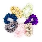 Non-toxic Large Silk Scrunchies for Hair Elastic Hair Bands Premium Scrunchy Hair Ties Ponytail Holder