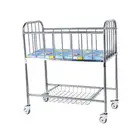 Stainless Steel baby cot /Multifunction hospital nursery baby bassinet infant cot wholesale kids' cribs