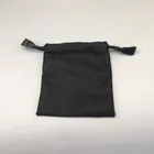 Custom Logo Printing Large Satin Christmas Gift Drawstring Pouch Bags