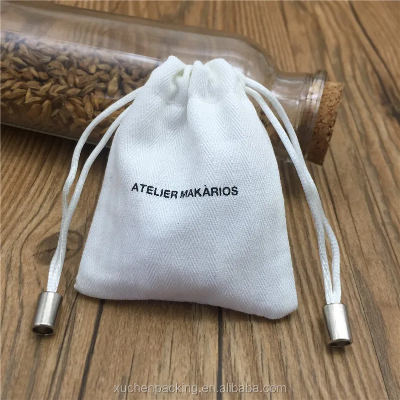 custom cotton cloth canvas gift pouch/drawstring