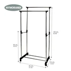 Clothes Clothes Garment Rack Cheap Pole Garment Rack Double Row Clothes Dryer Hanging Rack E Clothes Hanger Stand