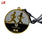 Promotion Wholesale custom zinc alloy die casting sport logo running medal