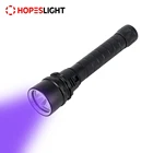 395-400nm UV LED Flashlight with Magnetic Switch 18650 Li-ion Battery and IP68 for Diving 100m Big Torch Flash Light