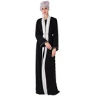 Women Abaya Black High-End Handmade Beads Black Dubai NIDA Arab Muslim Women Robes Direct Manufacturers