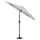 outdoor umbrella hand-cranking garden beach restaurant patio sun canvas parasol umbrella with push button tilt and crank