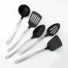 2019 hot FDA material stainless steel handle kitchen utensil set cooking tools