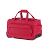 Factory cheap price 600D printed polyester travel bags luggage trolley bag for business