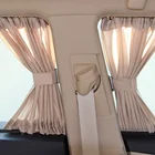2 Pcs 70S/70L Aluminum Universal Car Sunshade Side Window Mesh Cover Car Window SunShade