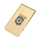 wholesale magnetic stainless steel custom blank metal gold mens money clip