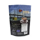White Bean Packaging Coffee Luwak White Coffee Bag Stand Up Coffee Bean Packaging Bag With Zipper