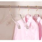 Clothes Clothes Coat Hanger Wholesale Luxury Plastic Thick Clear Hangers Acrylic For Clothes Coat