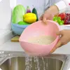 Japanese Design Rice Washer Strainer Colanders for Cleaning Vegetable Fruit Pasta