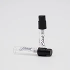 Vial Glass Atomiser 2ml Perfume Atomiser Snap On Pump Glass Vial With Gold Or Black Silk Screen Printing