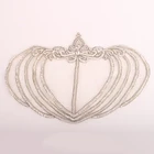 Polyester 3d Flower Butterfly Lace Textile Embroidery Design Bead Fabric