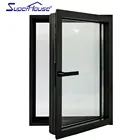 AU/NZ/USA Standard thermal break triple glazed aluminum casement windows