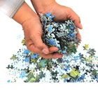 1000 pieces high quality customized puzzle game with eco-friendly cardboard jigsaw puzzle
