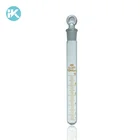 Graduated 15ml Glass Test Tube Round bottom with glass stopper caps for Chemistry Laboratory