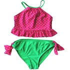 manufacturing custom hot bikini fashion two pieces beachwear and swimwear kids girls swimwear