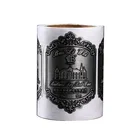 High Quality Custom Waterproof Aluminum Sticker Metal Self Adhesive Label For Wine Bottle
