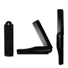 Popular foldable men plastic beard brush comb good price with customized logo