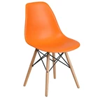 Desgin Home Dining Chair New Desgin Home Furniture Free Sample Cheap Price Plastic Dining Chair With Wood Legs