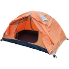 Custom printed outdoor 1 2 person ultralight trekking backpacking hiking camping aluminium pole tent waterproof