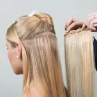 Sample Hair 100% Indian Virgin Double Drawn Lace Clip In Hair Human