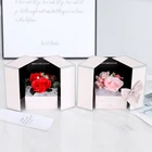 Soap Carving Valentine Day Wedding Gift With Box And Drawer Rose Soap Flower Gift