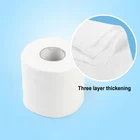 Paper Toilet Tissue Paper Cheap Wholesale Stock Bulk 3-ply Soft Bathroom Tissue Roll Toilet Paper