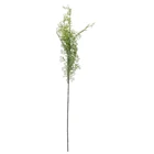 Decorative Flowers Wreaths Artificial Wholesale PE Green Fern Leaf Artificial Flowers for Home Wedding Decorations