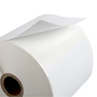 OEM Printing Glossy In Roll 55mm W x 40mm L Self Adhesive Paper Round Label