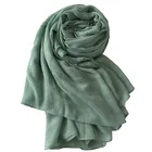 winter warm Good quality fashion muslim women scarf hollowed-out cotton and polyester scarf shawl hijab