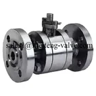 ANSI 150# 300# DIN JIS 10K Flange Stainless Steel 304 316 DN50 DN65 DN80 DN100 DN125 Forged steel floating ball valve