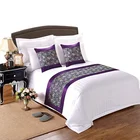 wholesale luxury satin sash hotel collection bedding poly cotton,single bedding set hotel Guangzhou