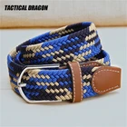 New 39 color elastic braided elastic belt wholesale factory direct sales spot men's women's belt pin buckle canvas belt