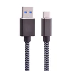 Customized Logo 3A 4.5mm 32AWG Polyester Fast Charging Type C Usb Cable for Huawei