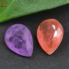 Pear Natural Pear Stone Pear Shape Natural Crystal Synthetic Gemstone Tourmaline Gems Fusion Stone