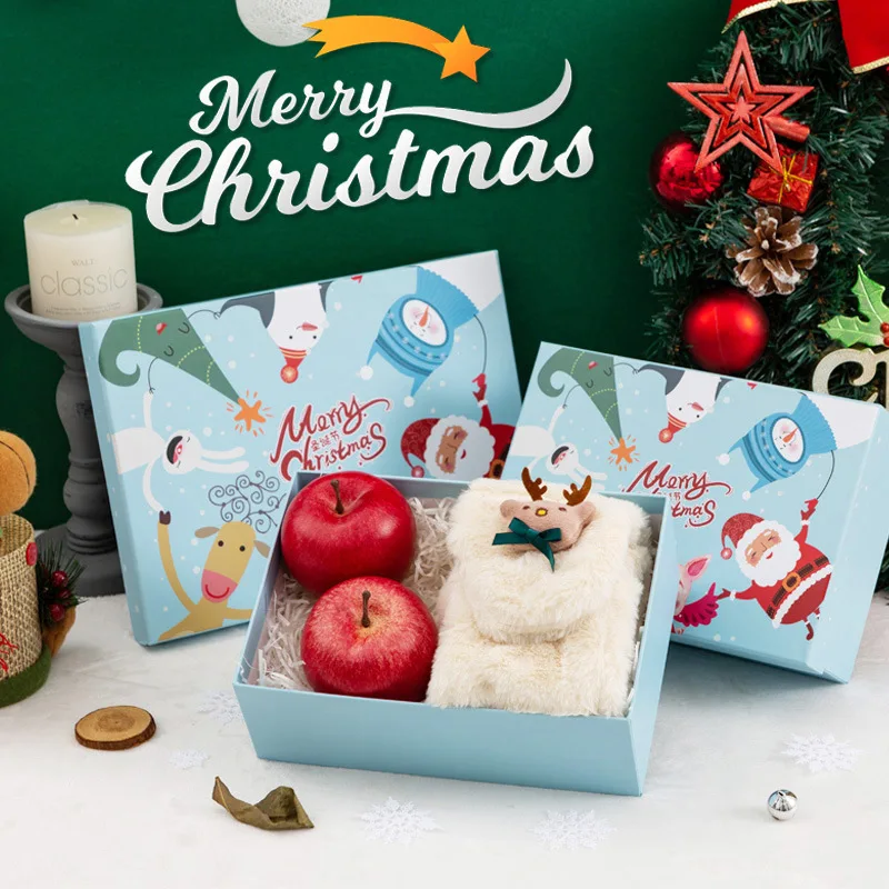 high quality hot style christmas decorative gift box custom