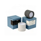 Packaging Kraft Box Packing Zhuoyida Custom Eco-Friendly Candle Jar Blue Kraft Paper Packaging Box with Sticker