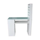 Spa Salon Beauty Furniture Artist Hand Manicure Station Desk Wooden Technician Nail Table With Drawers