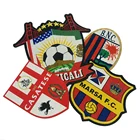 Embroidered Iron Patch Wholesale Custom Football Club Iron on Logo Embroidered Woven Patches