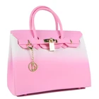 Custom colorful ladies clear pvc jelly purse bags crossbody shoulder bag handbags for women