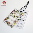 Cheap Custom Clothing Rfid China Hang Card Print Garment Label