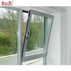 Australian Hot Sale Curtain Wall Aluminum Awning Window With Fixed Glass For Bathroom