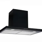 600mm China Promotional OEM Design black painted T shape nexstyle range hood