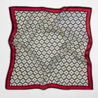 Wholesale 53x53cm China Manufacturers Design Print Square Silk Satin Scarf For Women