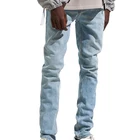 custom orm mens blue cotton strech casual slim fit jeans